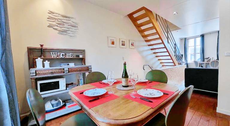 La Maison du Puits with wood-burning stove Honfleur center 5P — photo 5