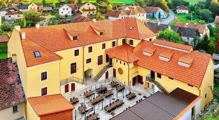 Pivovar Rozmberk in Cesky Krumlov
