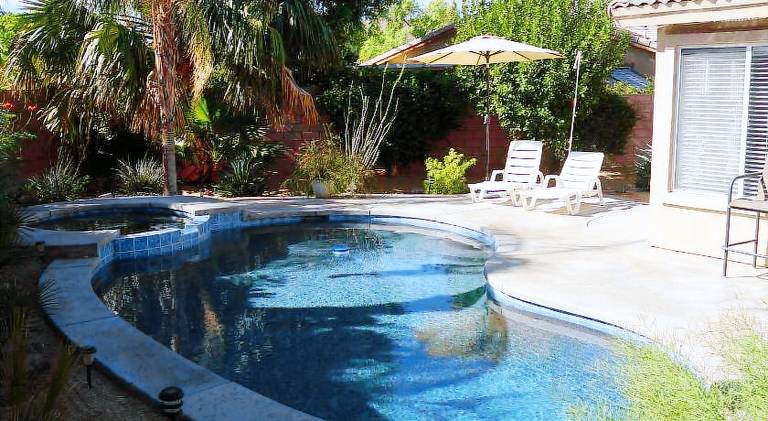 Fully equipped vacation home with private pool, garden & terrace | Suitable for remote work | Pets allowed in Riverside, CA