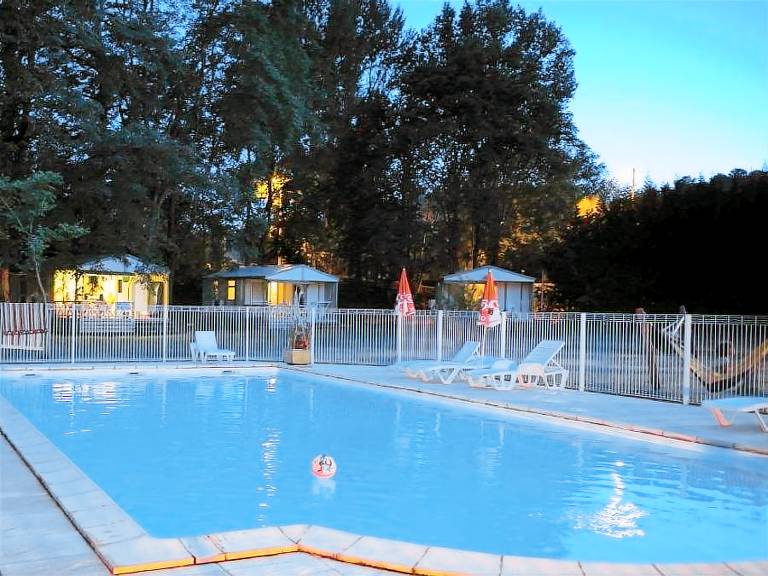 Chalet with pool & patio | Pool view — photo 3