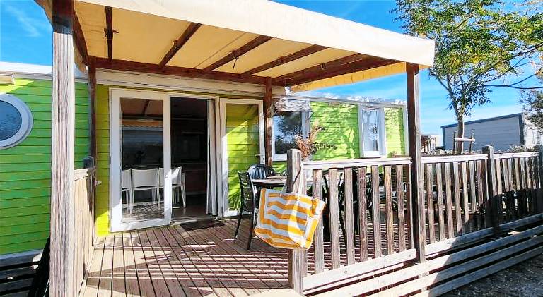 L'Oasis Mobil Home 6 pers a 100m de la Plage Parc Aquatique Camping 5 etoiles Les Dunes — photo 5