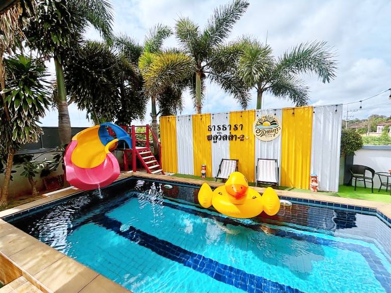 Villa with patio, private pool & grill | Suitable for remote work in Chonburi