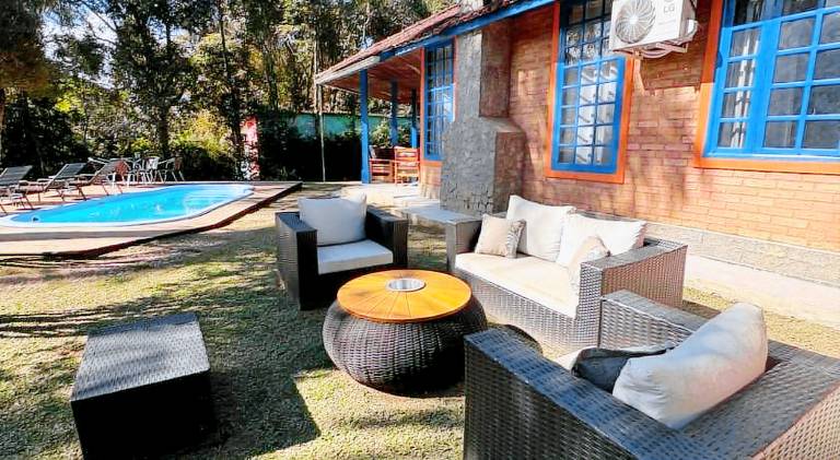 Lodge with pool, sauna & BBQ — photo 3