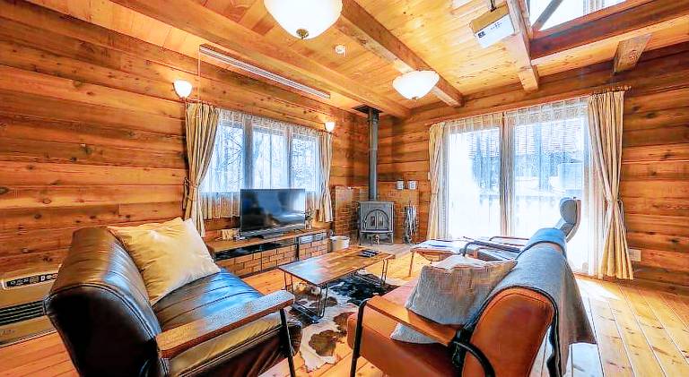Log village FIKA / Nasu / Woodstove / Starry sky — photo 2