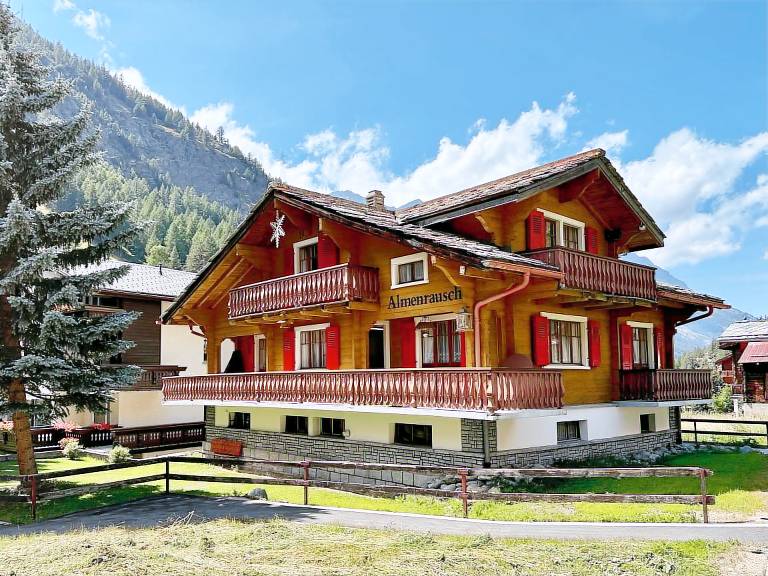 Ferienwohnung in Saas-Almagell für max. 6 Personen