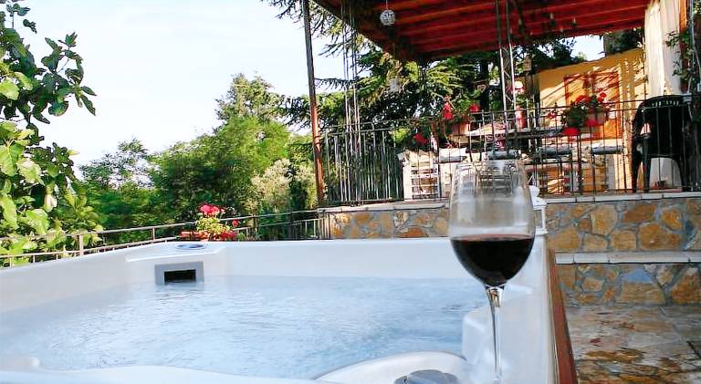 Vacation home with private pool, garden & hot tub — photo 3