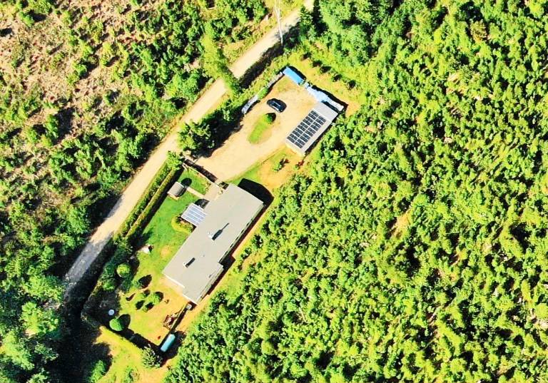 Ferienhaus in absoluter Alleinlage mit Sauna