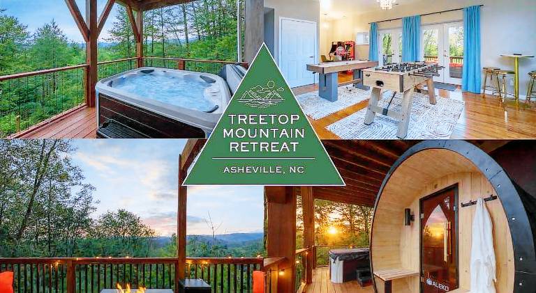 House with sauna in Asheville, NC