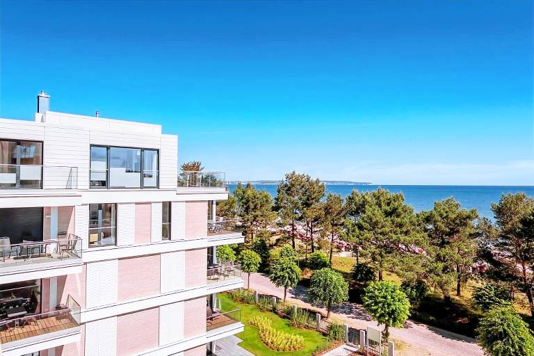 Ferienappartement 7 in der Villa Vogue Binz für 4 Personen, Meeresblick, am Strand, Kamin — photo 3