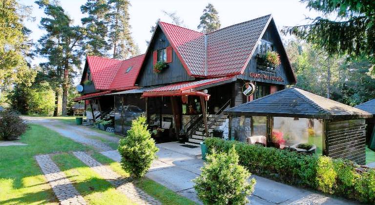 Lodge with barbeque & terrace in Stara Lesna