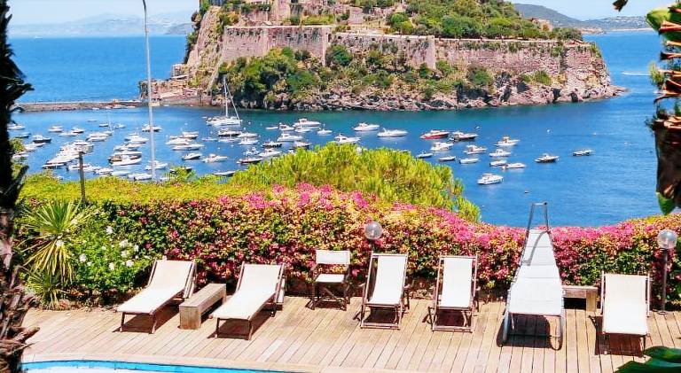Villa with terrace, garden & private pool in Ischia