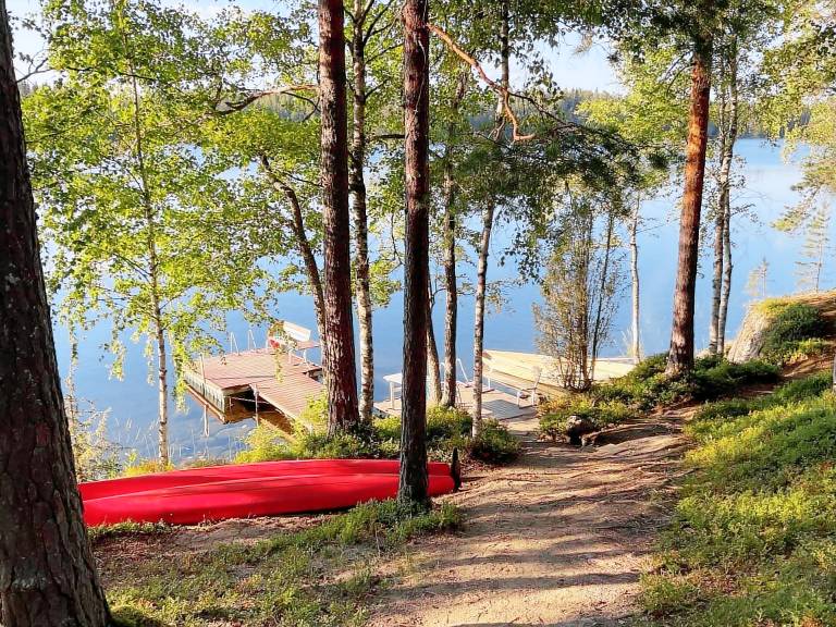 Vacation home with terrace & sauna | Nature view — photo 2