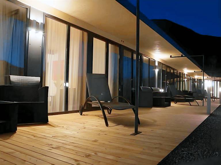 Rental apartment with patio & sauna in See