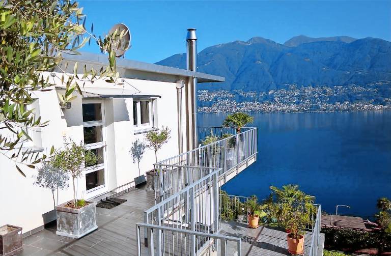 Ferienwohnung in Vira (Gambarogno), Piazzogna für max. 4 Gäste