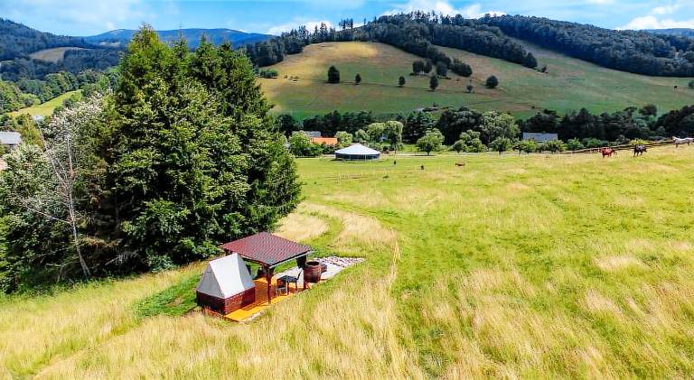 Glamping s piknikem u koni in Olomouc