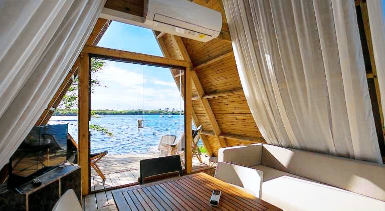 Pleasant tent with sauna, terrace & garden | Pets are welcome — photo 2