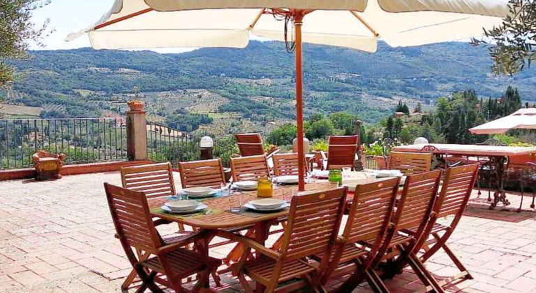 Villa with jacuzzi in Vaglia