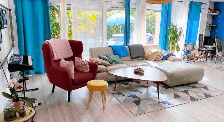 Vacation home with 3 rooms for 8 persons in Torcy