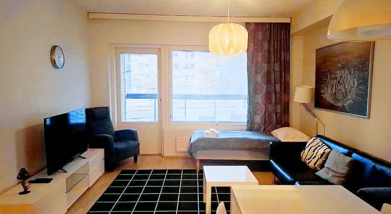 Kotimaailma two bedroom with sauna and balcony — photo 5
