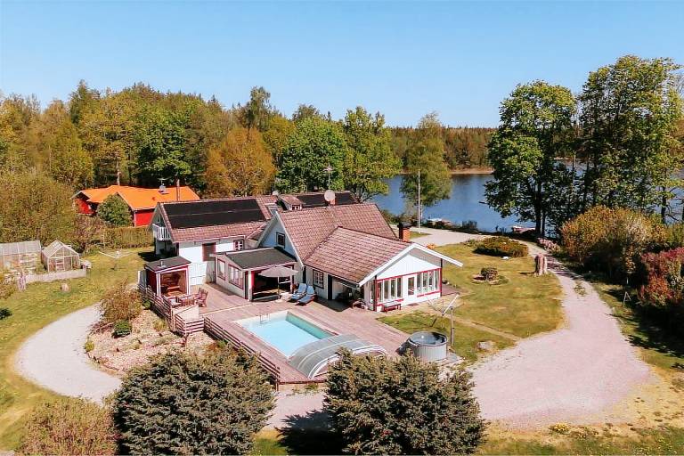 Ferienhaus mit Hund in Emmaboda, Schweden, Schweden