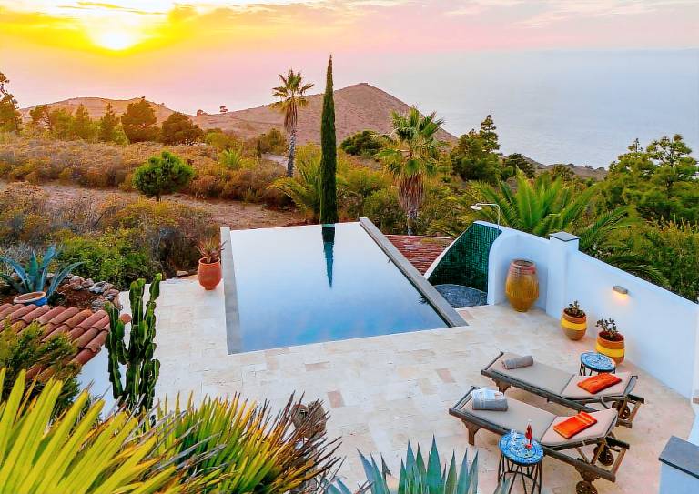 Ferienhaus mit Hund in Puntagorda, La Palma für max. 2 Gäste