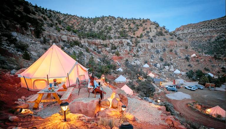 Beautiful tent with yard & BBQ | Perfect for remote work | Pet-friendly — photo 2