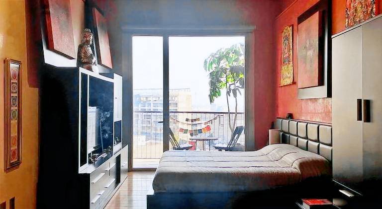 Loft in Reforma 27 with Amazing balcony views on the 9th floor in Mexico City
