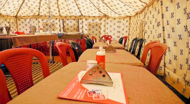 Tent with garden — photo 3