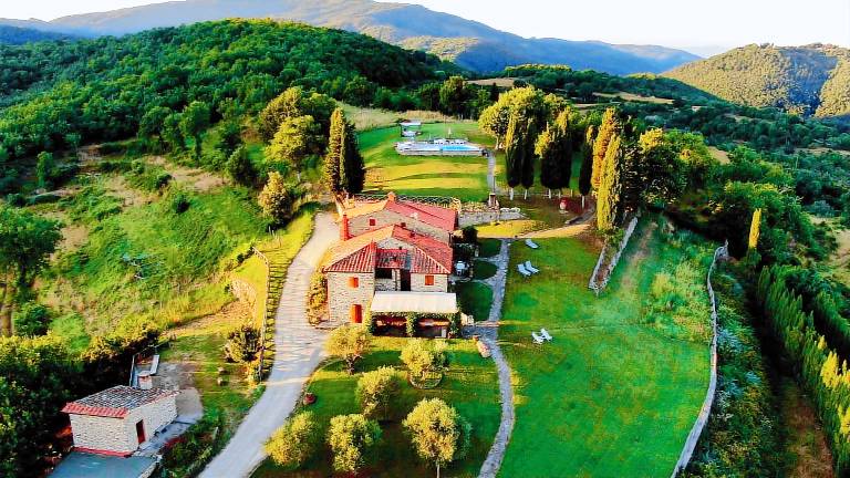 Bauernhof in Palazzo del Pero, Molin Bianco-pian D'usciano für max. 16 Personen