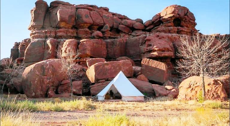 Tent | Pets are welcome in Moab, UT