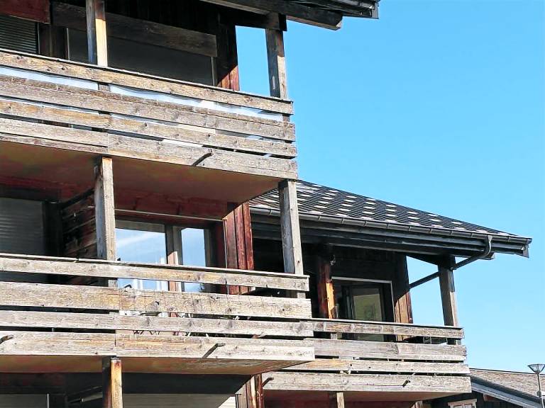 1st floor, balcony, parking, tv, ski locker, 24m², Les Gets — photo 5