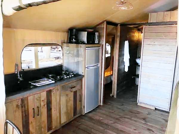 Campsite Sunêlia La Source - Lodge Confort Laussac 23m² (2 bedrooms) 5 people — photo 4