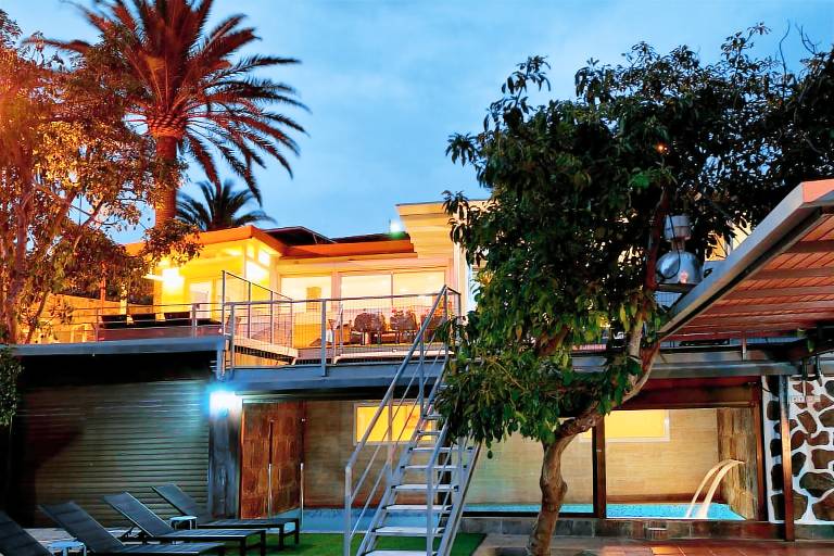 Ferienhaus in Ingenio f&uuml;r max. 12 Personen am Atlantik