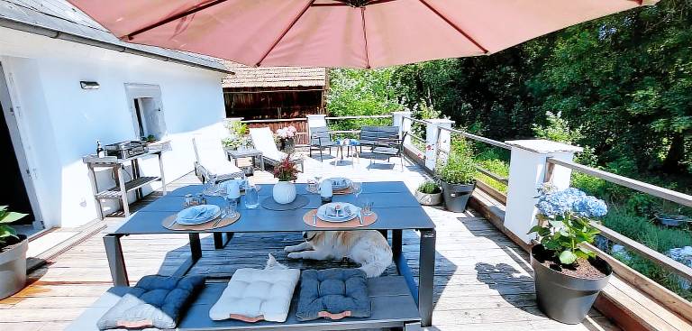 Ferienwohnung mit traumhafter Dachterrasse
