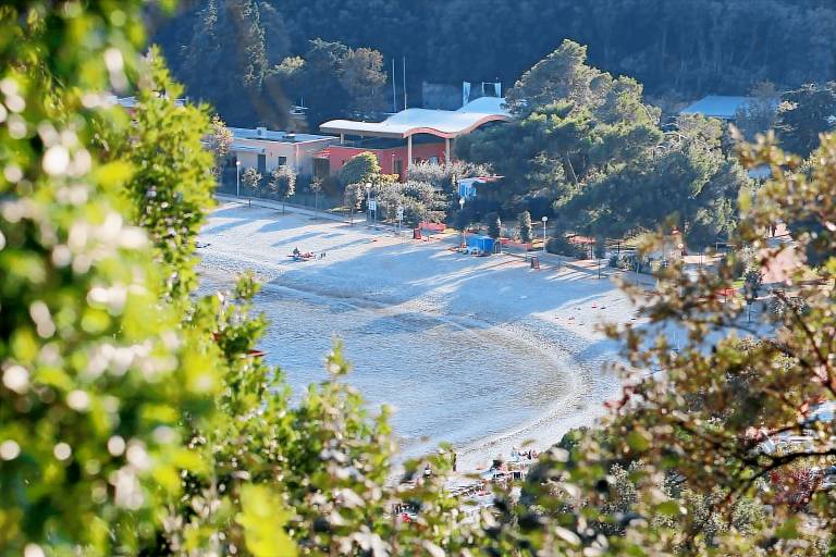 Holiday apartment with patio in Labin