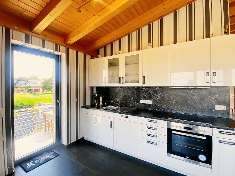 Wohnung in Schmidt mit Grill und Garten