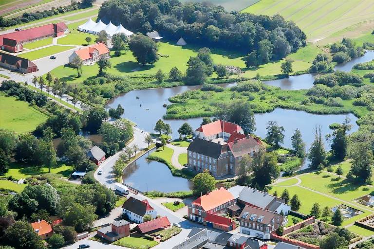 Den Gamle Kro ved Gram slot in Haderslev