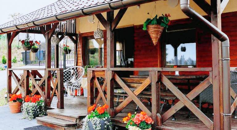 Charming chalet with pool | Pets allowed in Gizycko