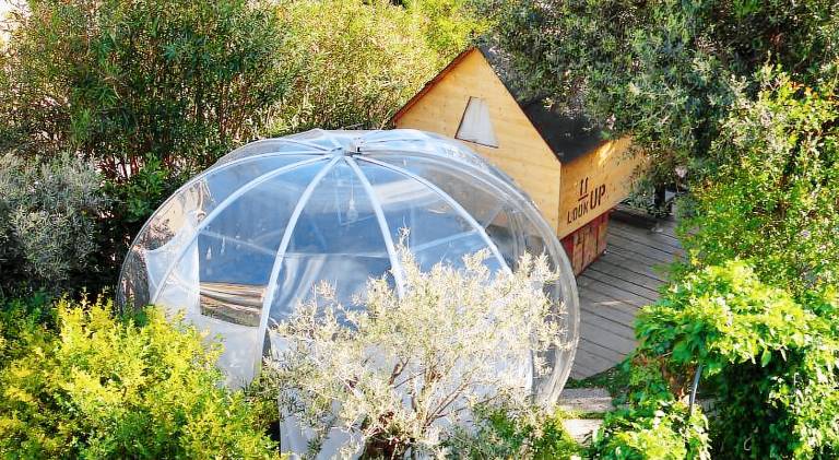 Tent with pool & hot tub in Celle Ligure