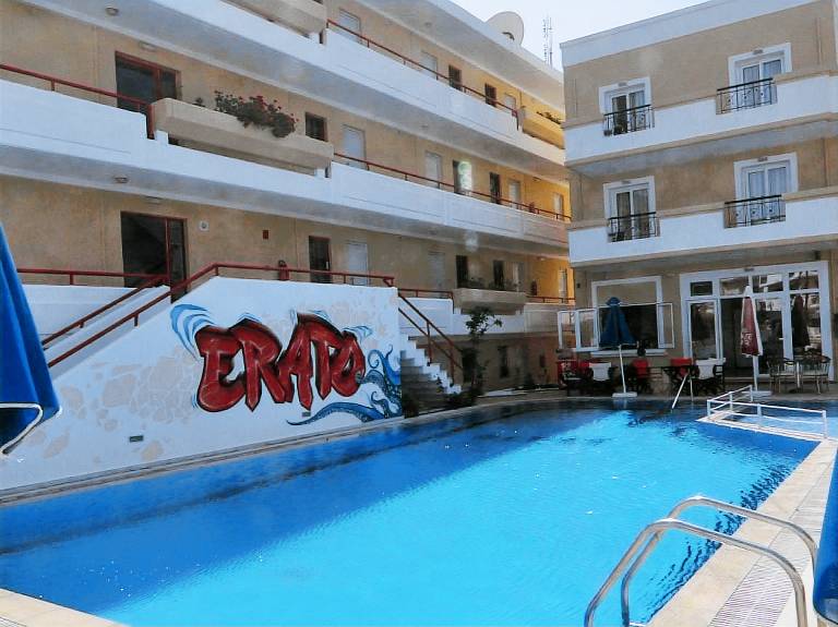 Serviced apartment with patio, pool & garden | Perfect for remote work in Kos