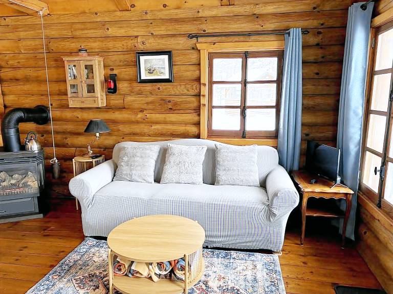 Waterfront Family Log Cabin Rental between Ottawa, Ontario and Montreal, Québec — photo 2