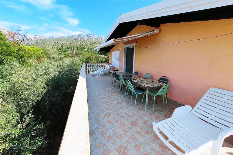 Two bedroom apartment with terrace and sea view Seline, Paklenica (A-17390-a) in Starigrad