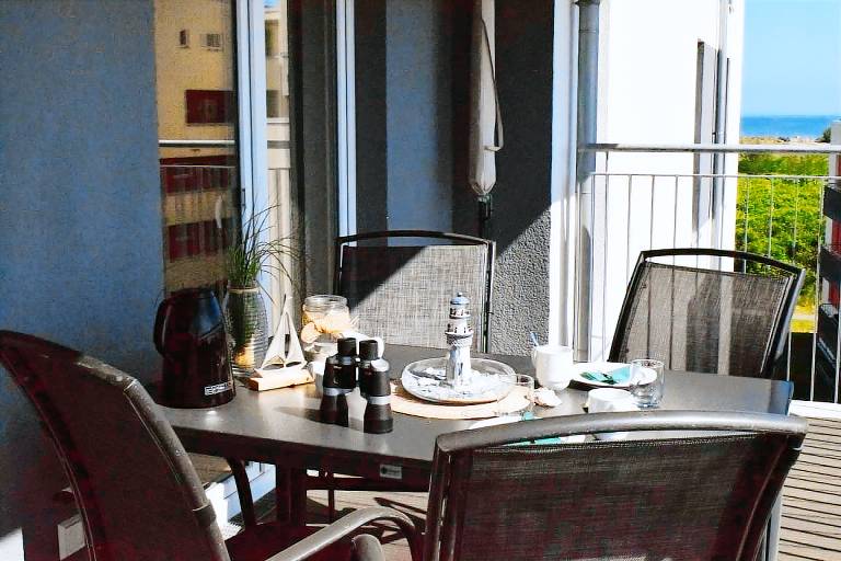 Moderne, hochwertige Ferienwohnung, Sauna, großer Balkon, strandnah — photo 3
