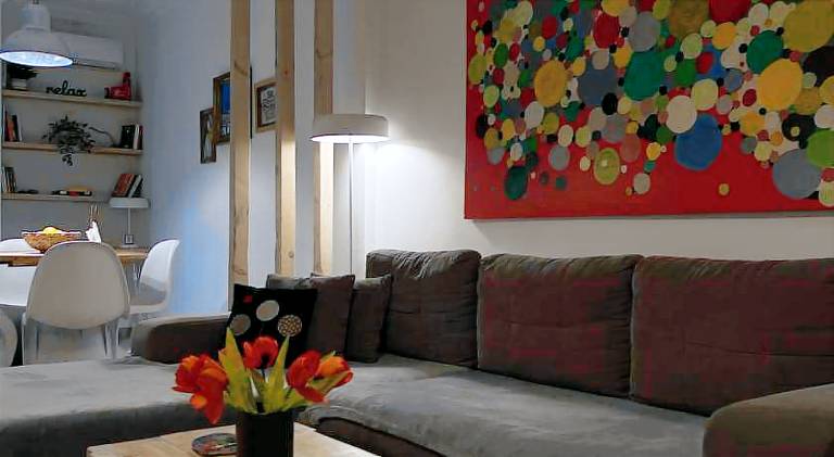 Apartment with patio in Thessaloniki