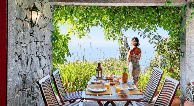 Farm with terrace, garden & grill in Funchal