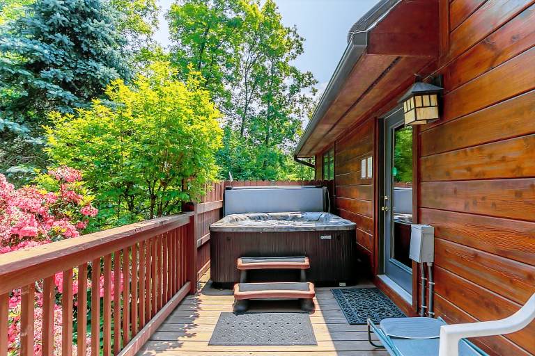 Raccoon's Paw Lodge - 1-level living! Pet Friendly Home with Pool Table, Hot tub, and Views — photo 3