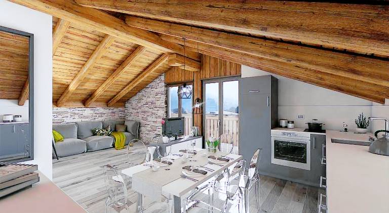 Serviced apartment with sauna & terrace — photo 2