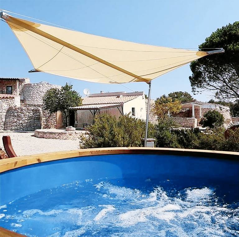 Charming Apartment with Jacuzzi and Sea View - Salve, 85 sqm in Patu