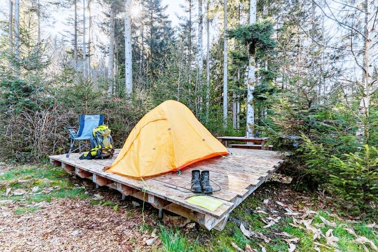 Trekking Camp on the Renchtalsteig – Campsite — photo 3