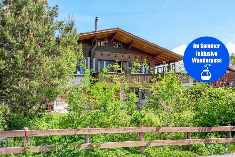Holiday apartment with BBQ, terrace & garden in Adelboden
